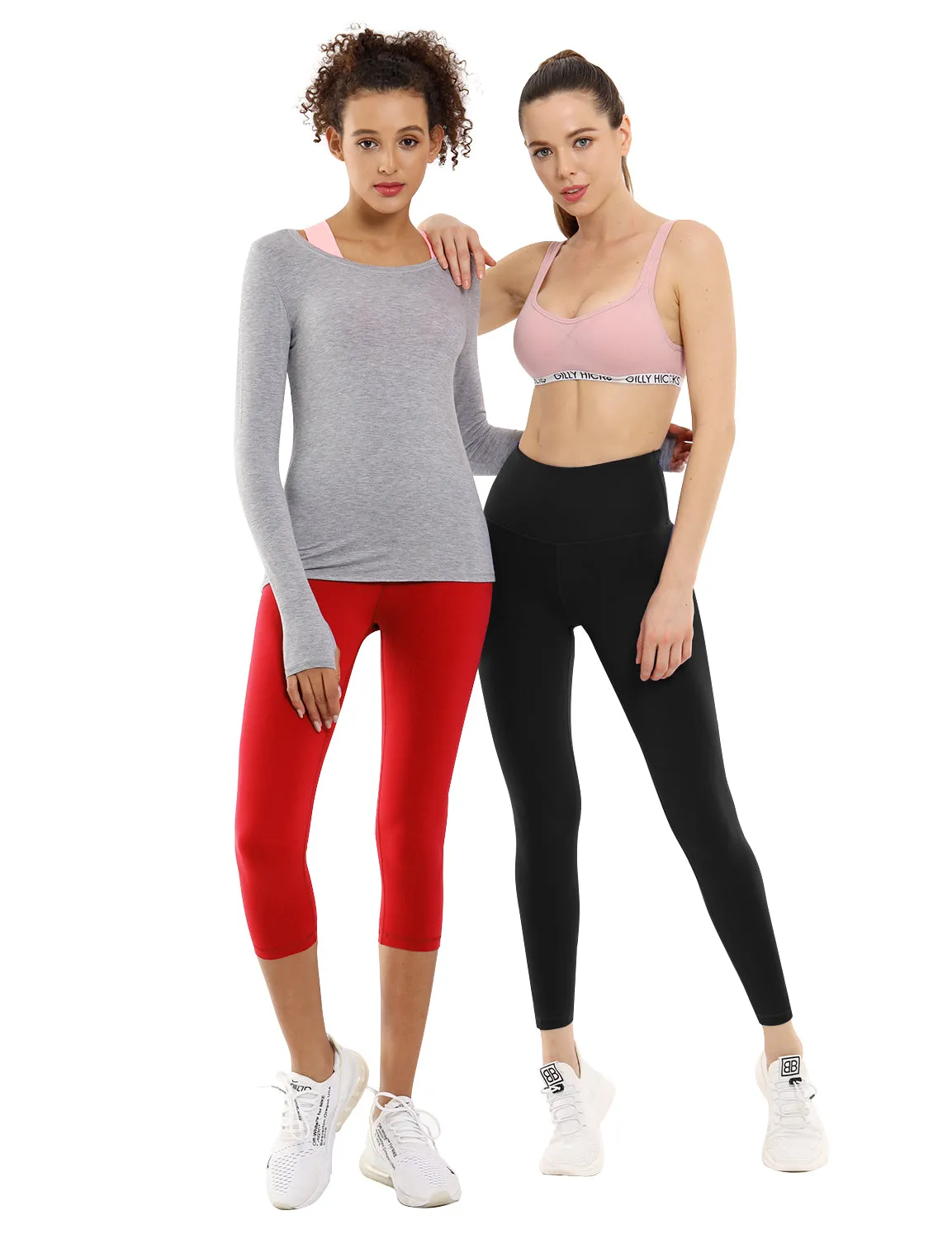 19 High Waist Crop Tight Capris scarlet_yogastudio