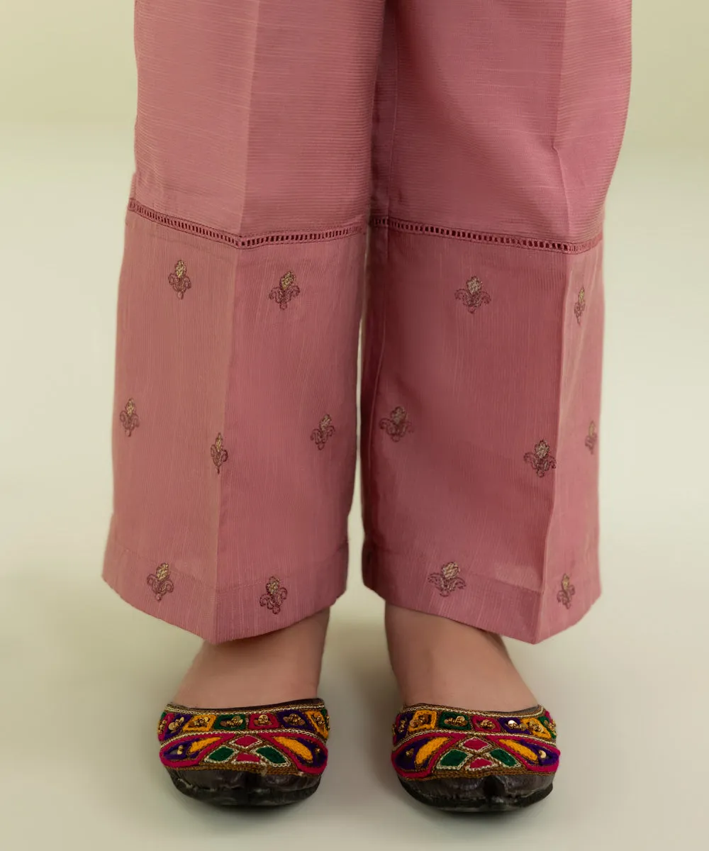 2 Piece - Embroidered Jacquard Suit