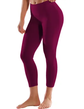 22 High Waist Crop Tight Capris grapevine_yogastudio