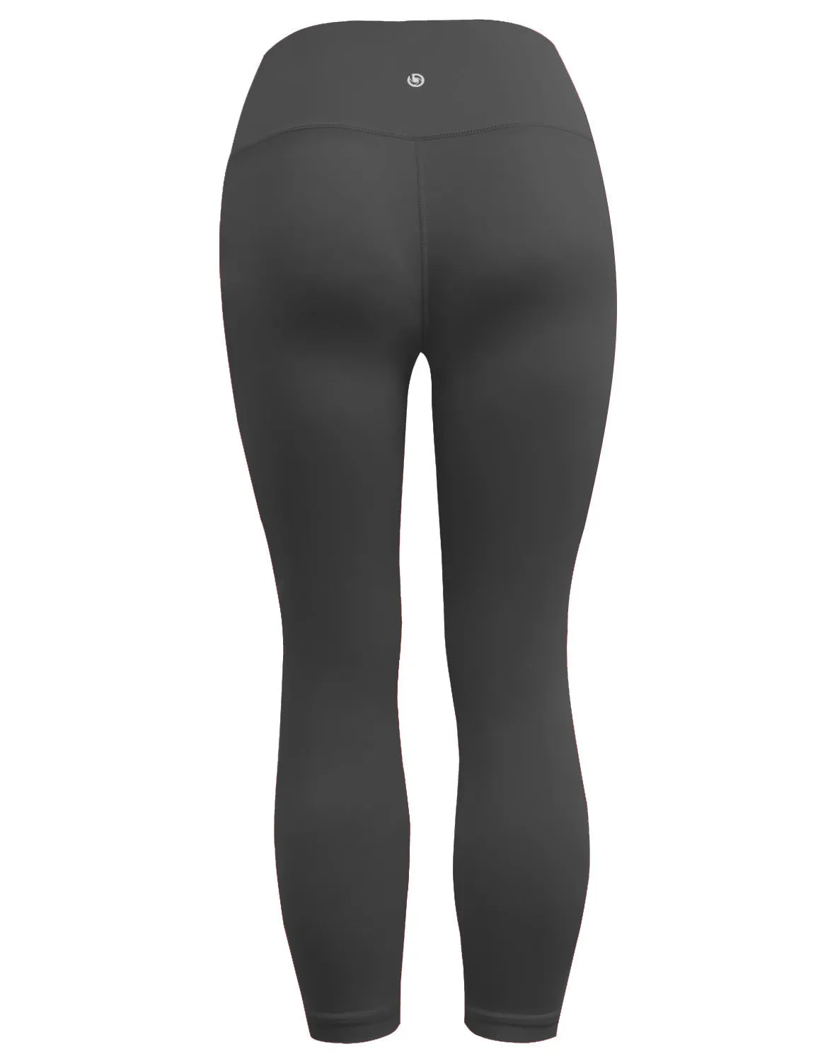 22 High Waist Crop Tight Capris shadowcharcoal_yogastudio