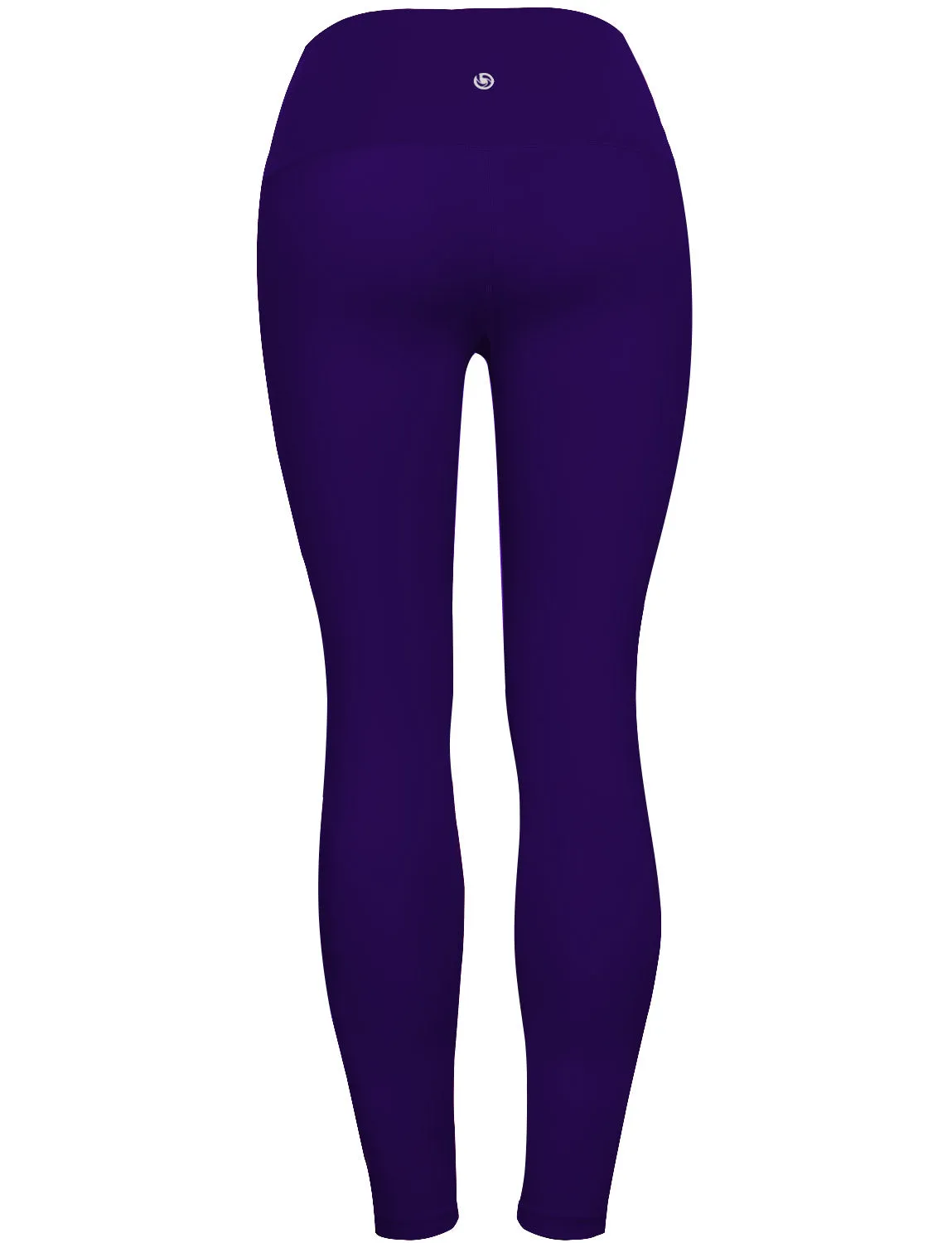 22" High Waist Crop Tight Capris darkpurple