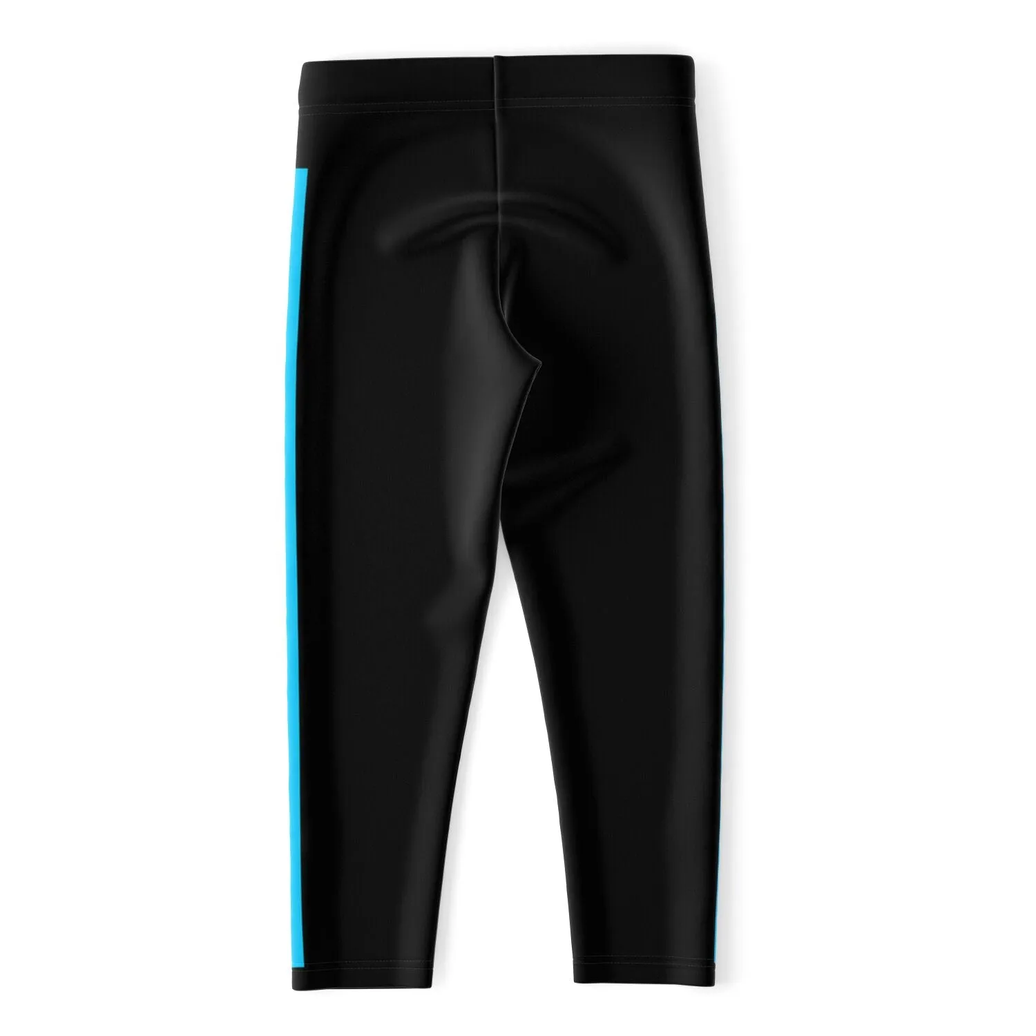 A-Team 01 Blue Designer Capri Leggings