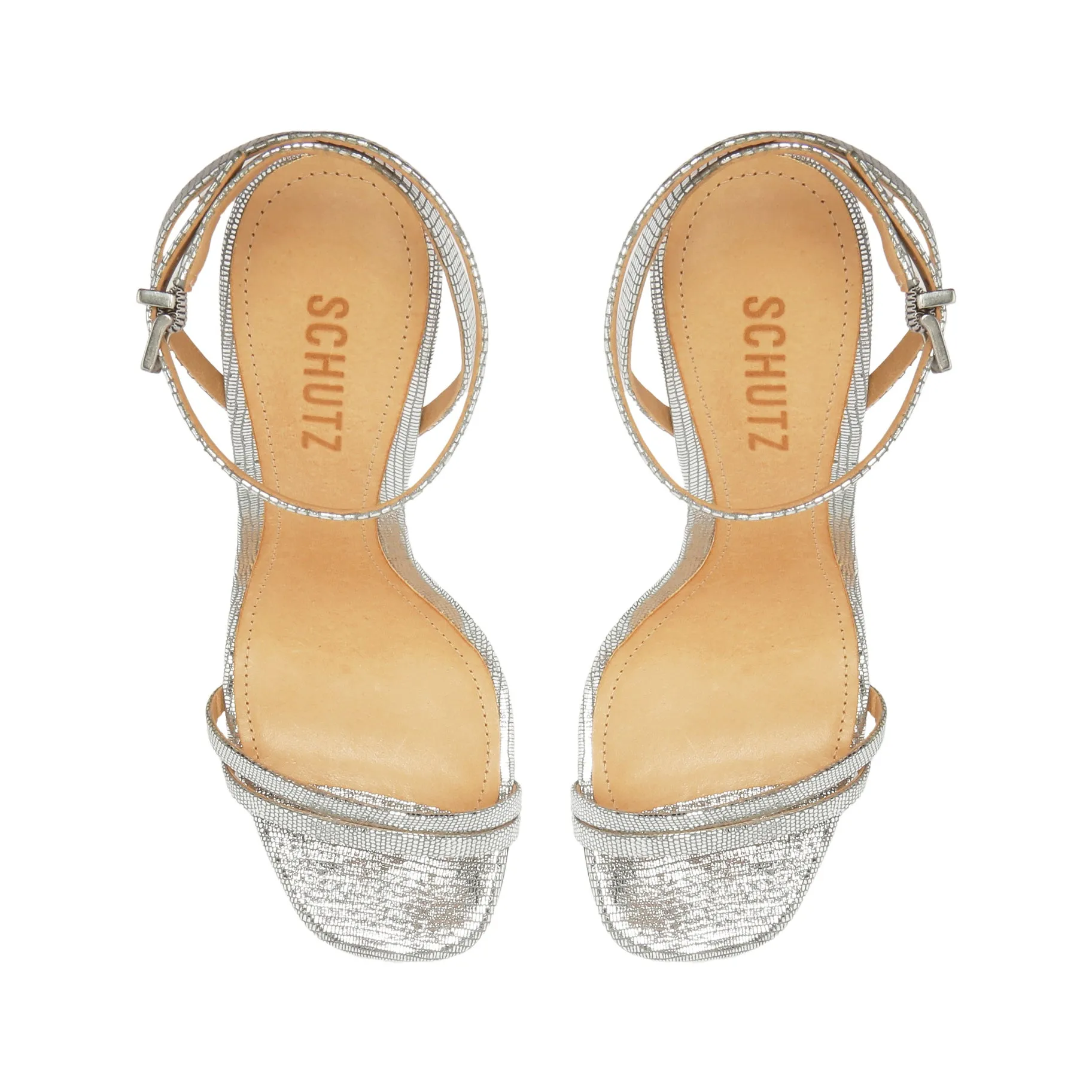 Altina Embossed-Leather Sandal