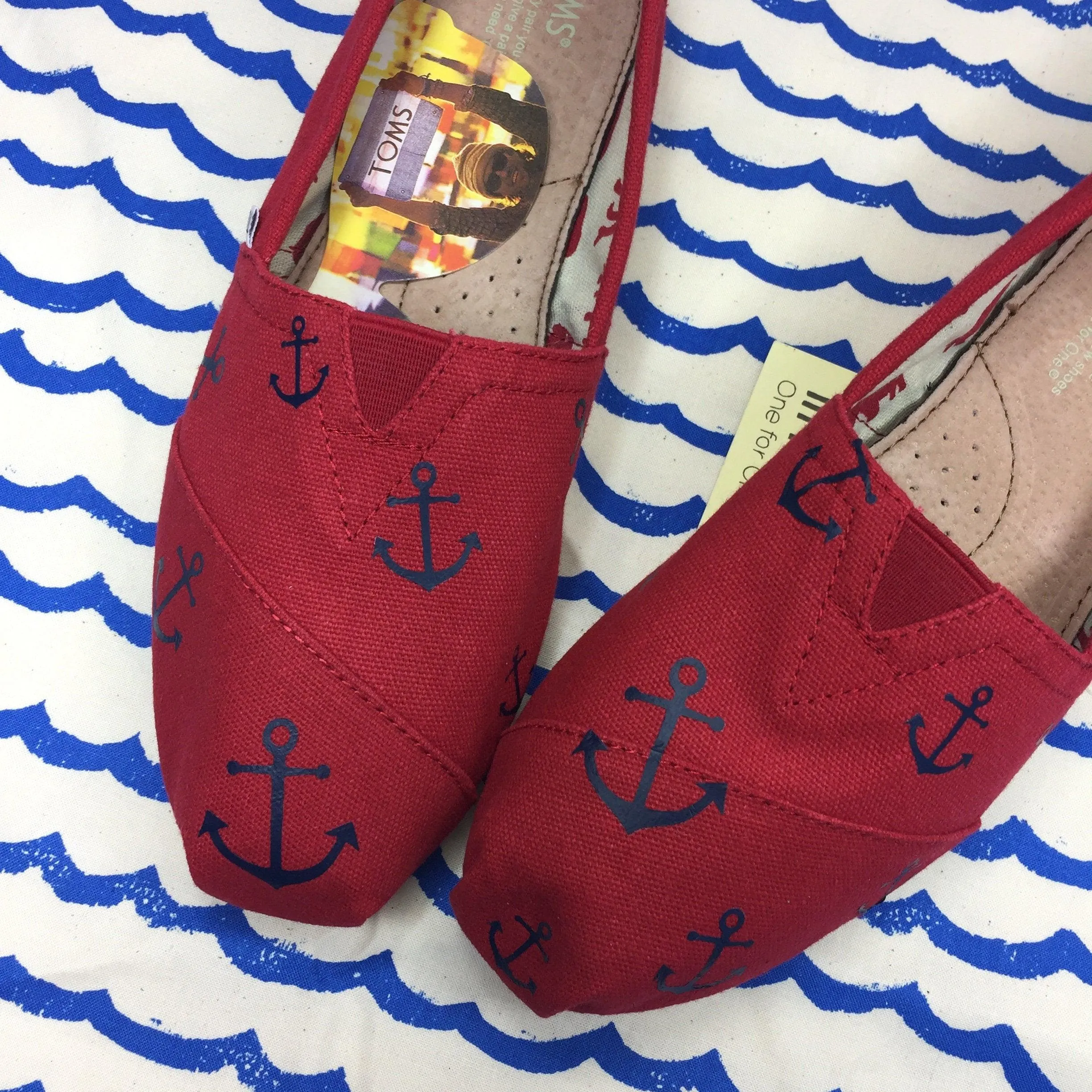 Anchor Pattern Shoes