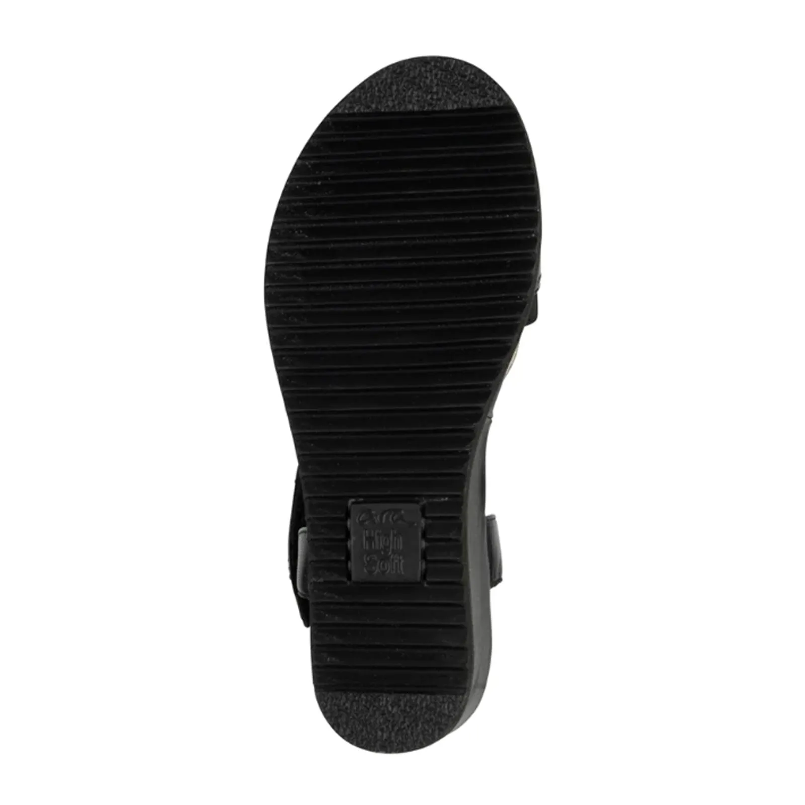 Ara Palmdale Wedge Sandal (Women) - Black Nappa Leather