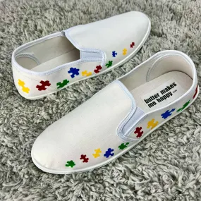 Autism Puzzle Piece Shoes