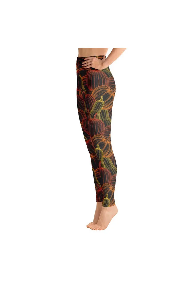 Autumn Harvest Yoga Leggings