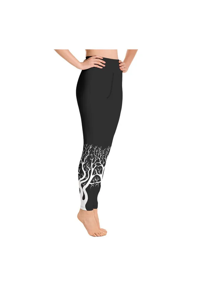 Bare Naked Trees Yoga Leggings