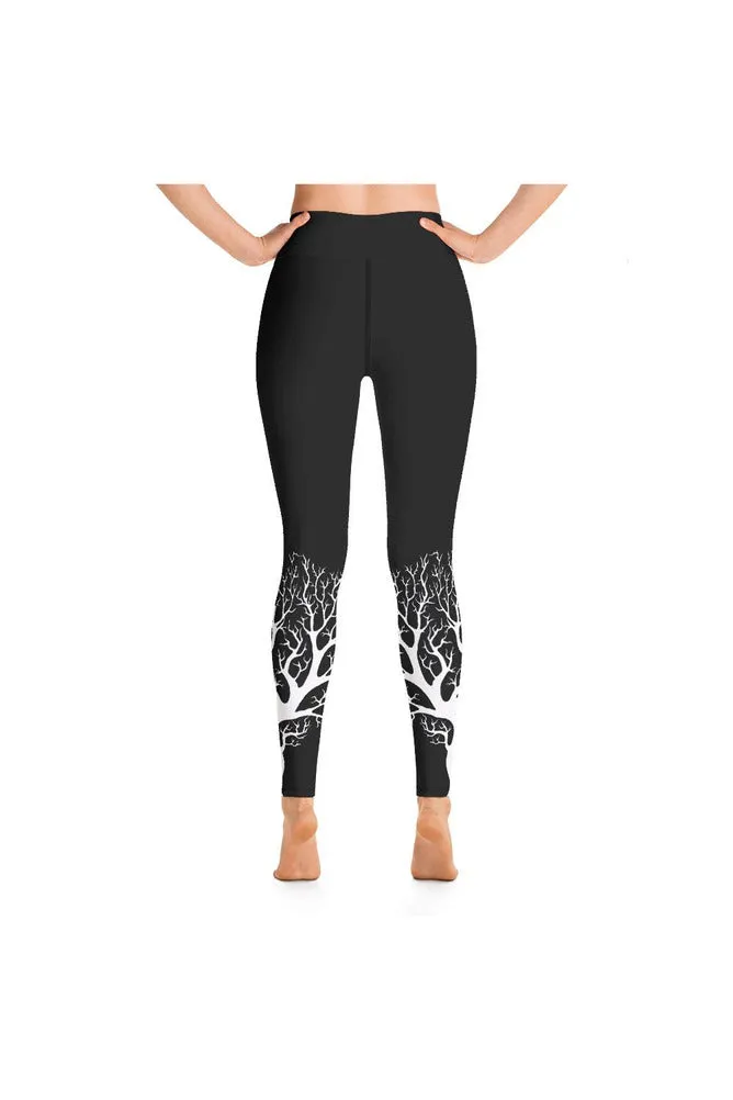 Bare Naked Trees Yoga Leggings