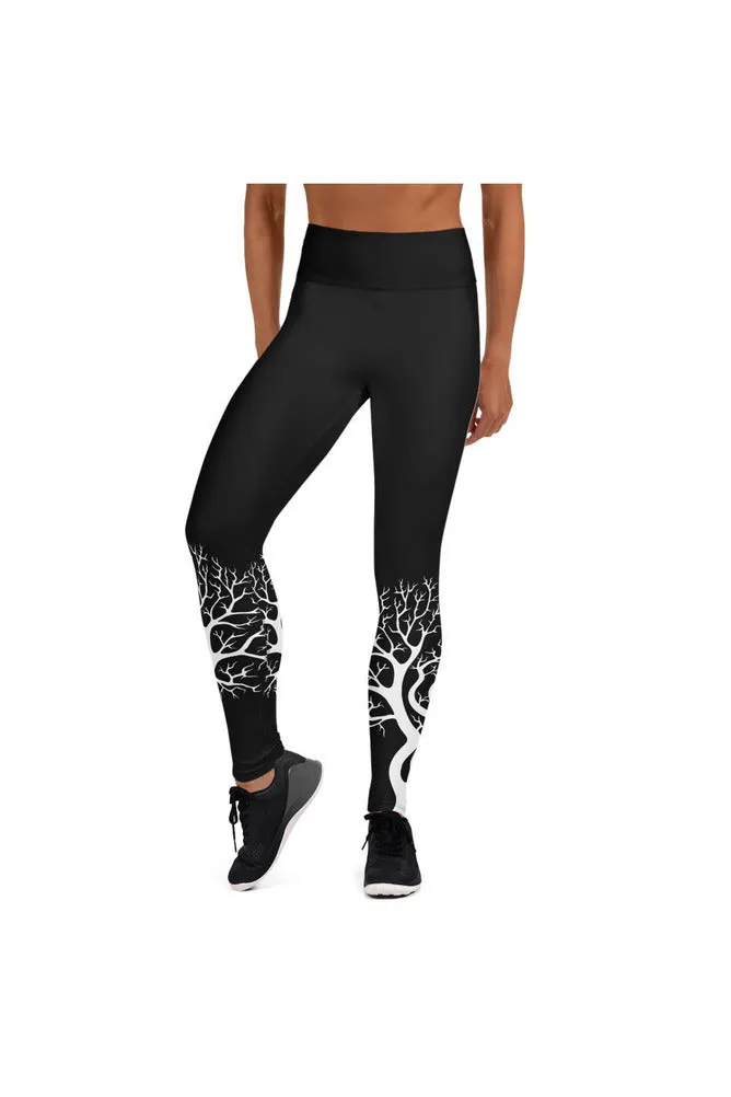 Bare Naked Trees Yoga Leggings