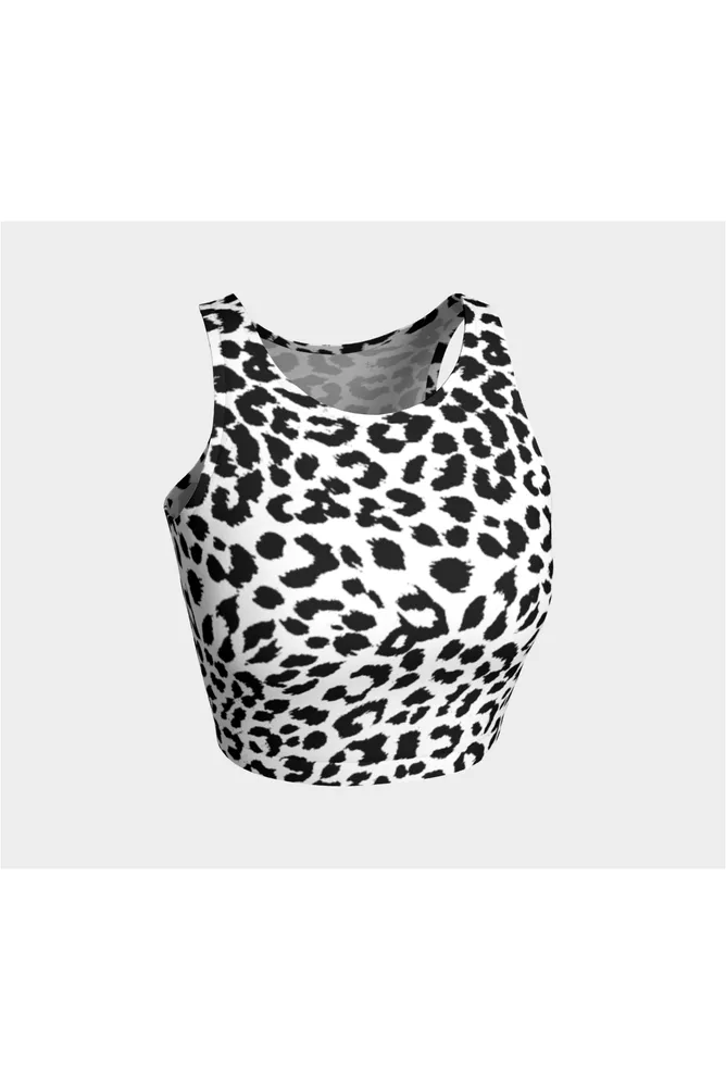 Black and White Leopard Print Top