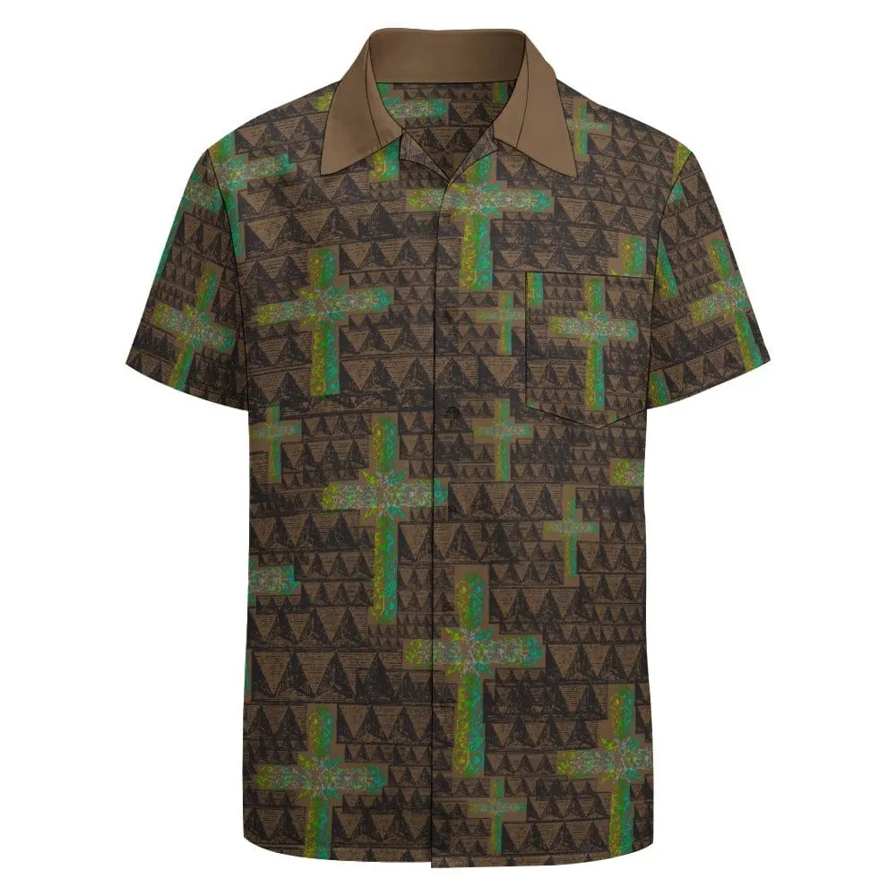 Cross Men's Button-Up Shirt