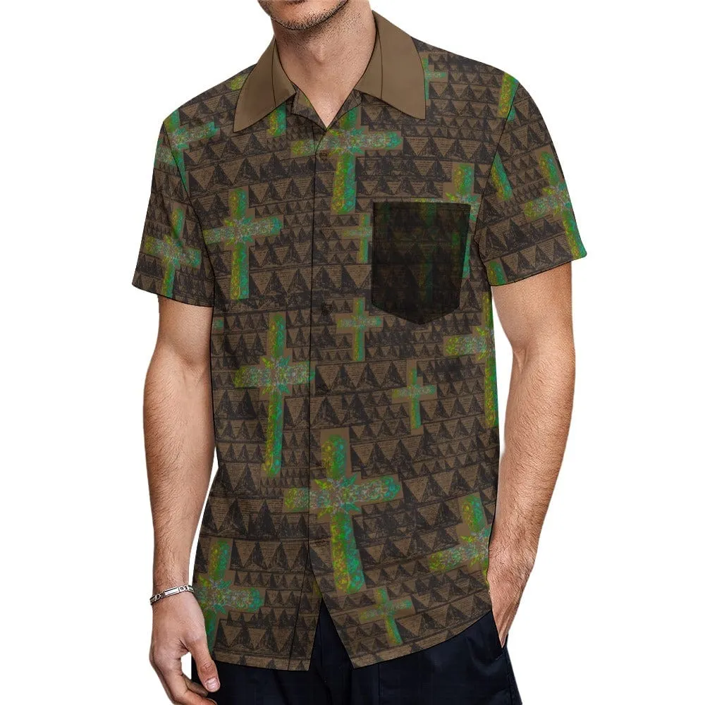 Cross Men's Button-Up Shirt