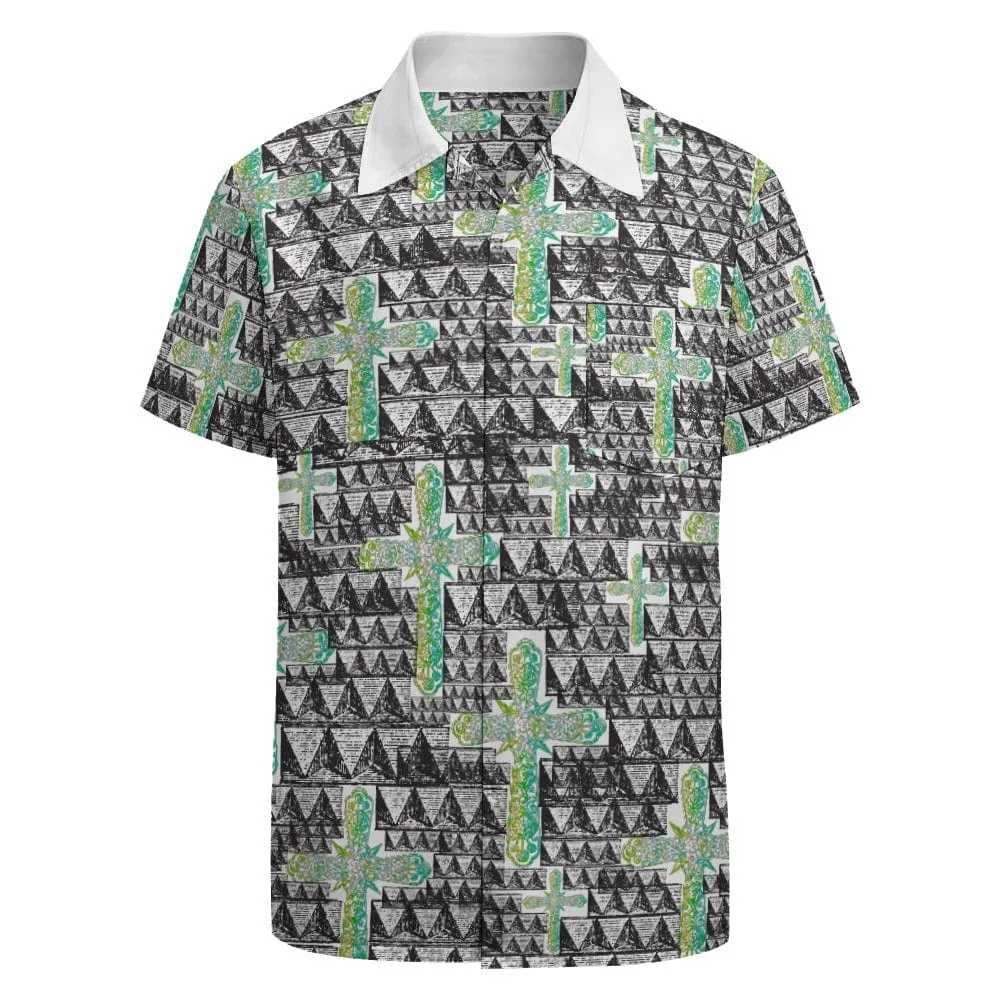 Cross Men's Button-Up Shirt