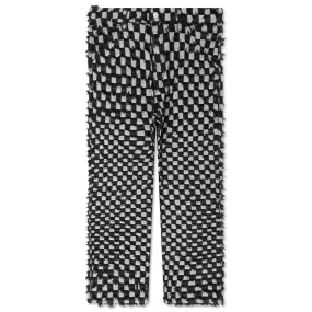 Curfew Checker Work Pants - Black