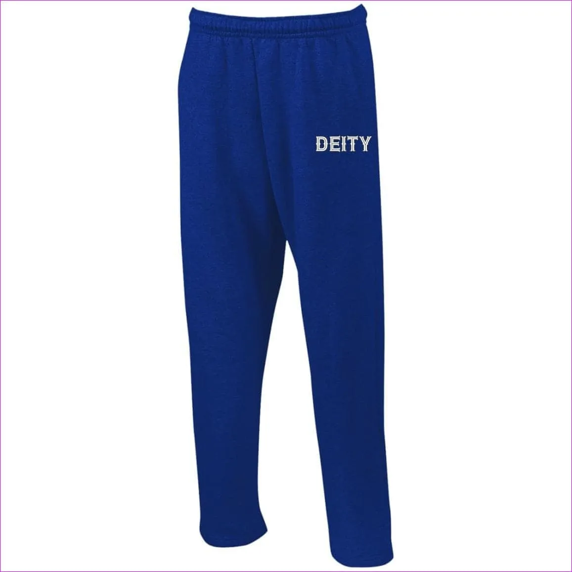 Deity Open Bottom Sweatpants with Pockets