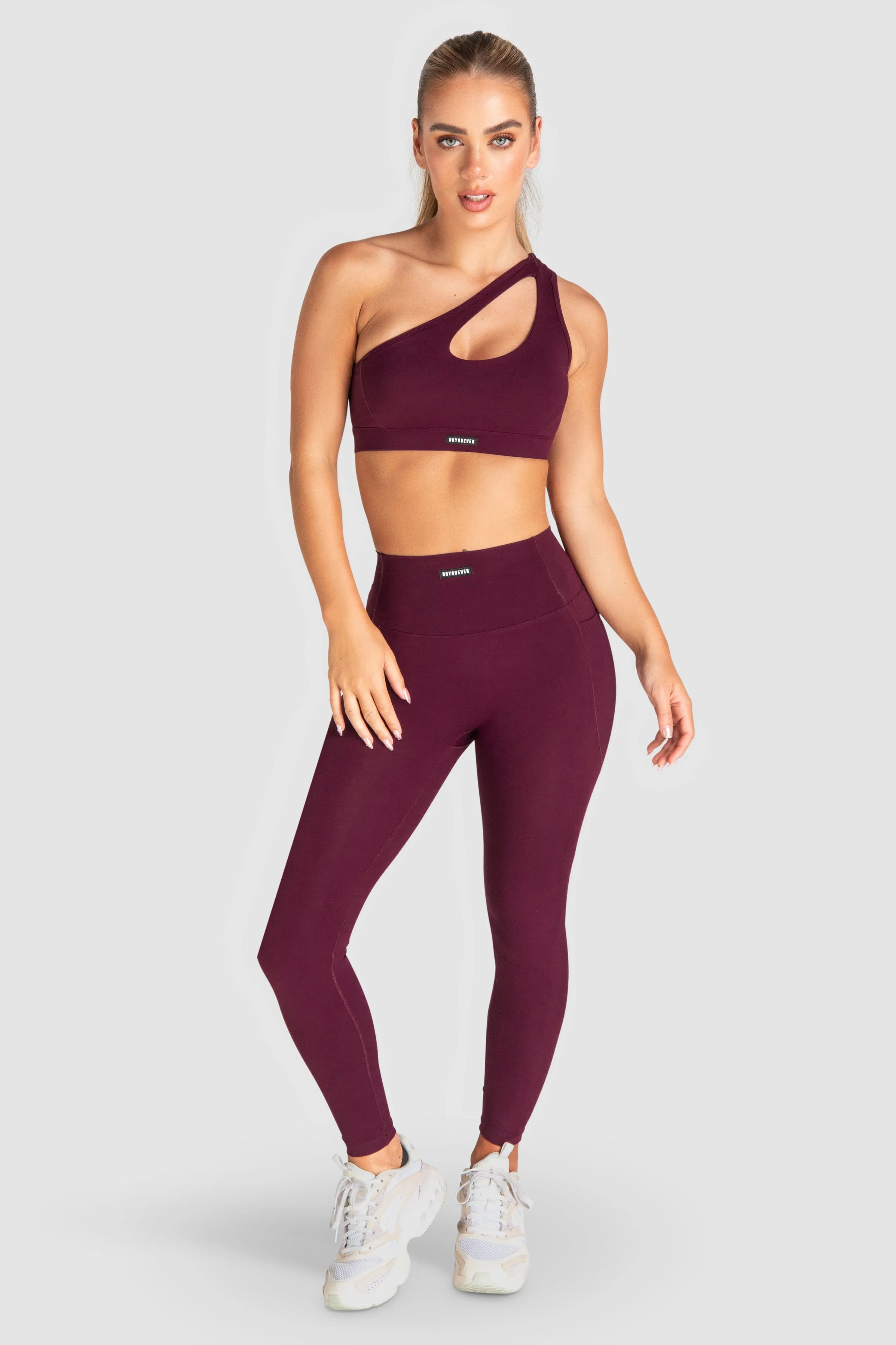 Desire Leggings - Wine Red