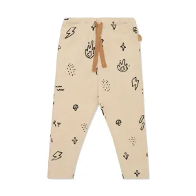 Doodles Print Baby Leggings