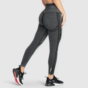 DYE Scrunch Seamless Leggings - Black Marl