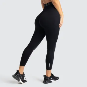 DYE Scrunch Seamless Leggings - Jet Black