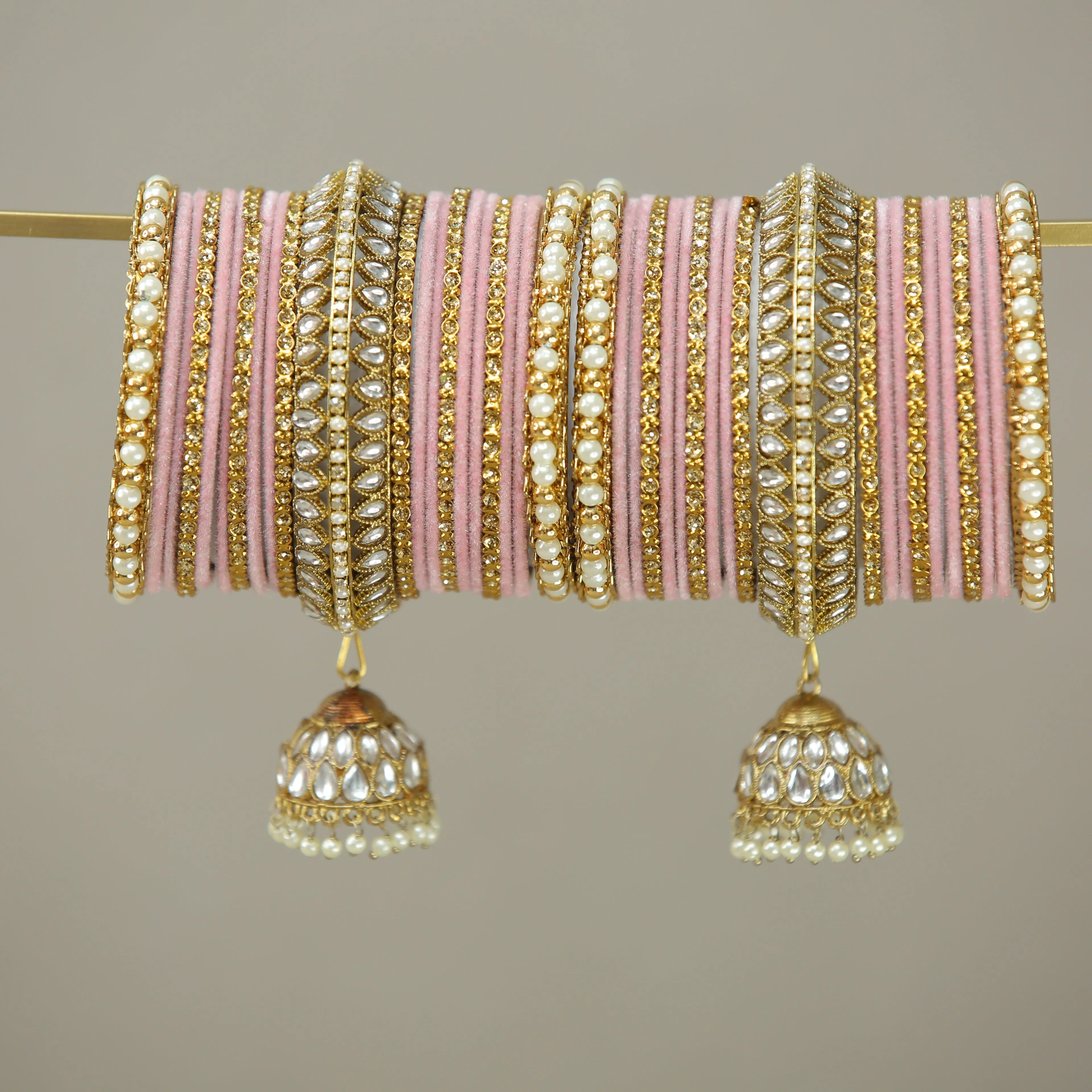 Eesha Velvet Stone Bangles