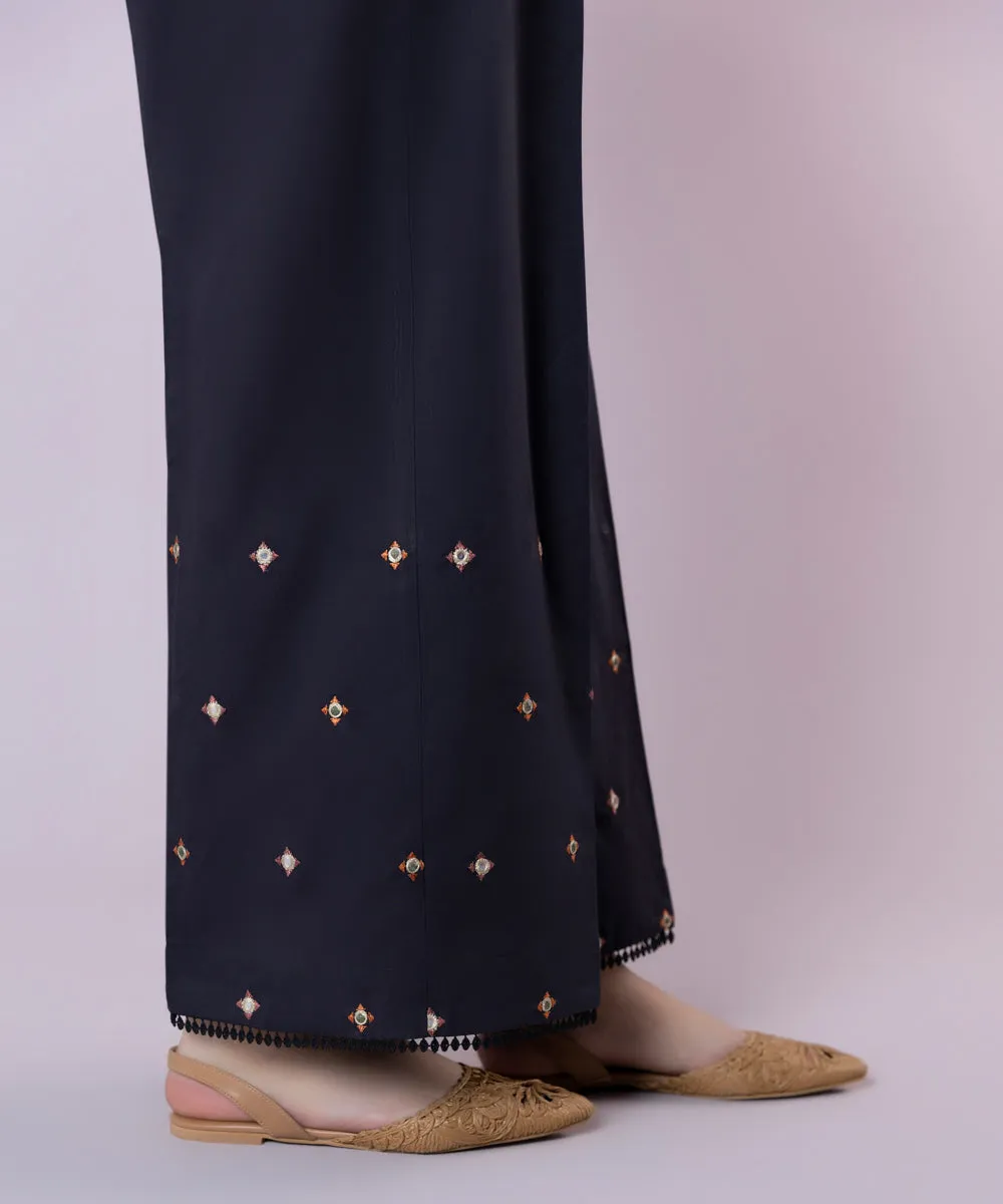 Embroidered Cambric Culottes