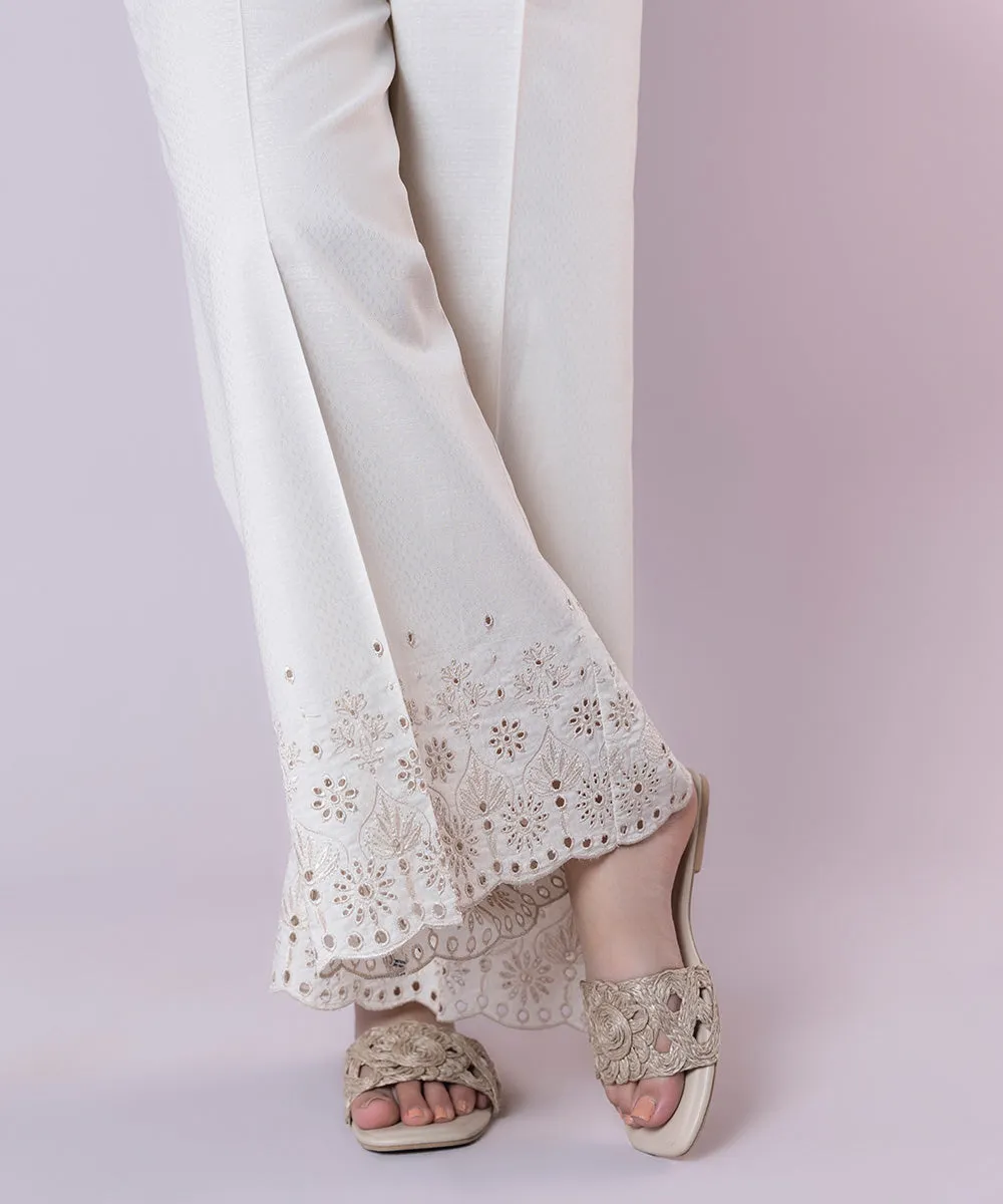 Embroidered Cotton Culottes