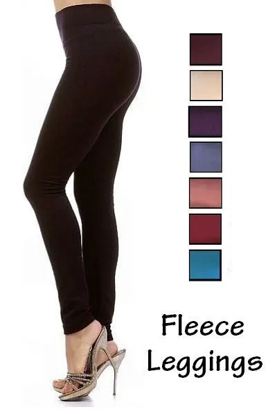 Fleece Lined Leggings One Size