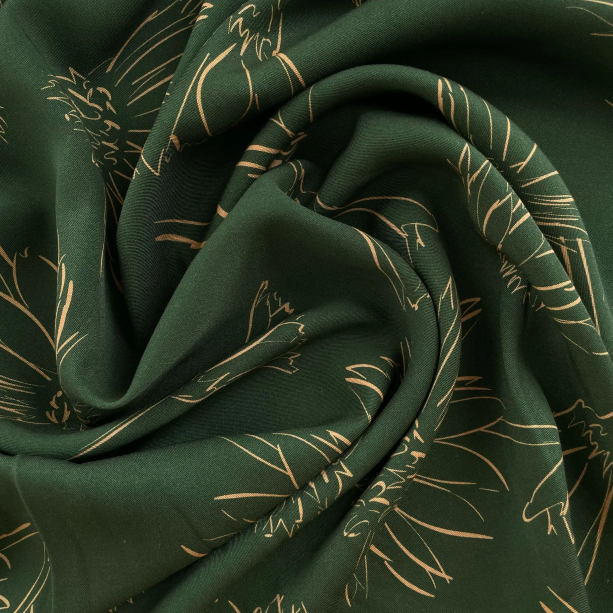 Floral Ecovero Viscose Fabric in Nurture