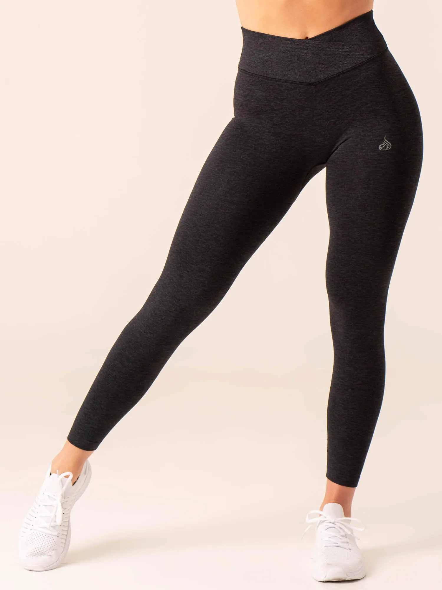 Focus Scrunch Seamless Leggings - Black Marl