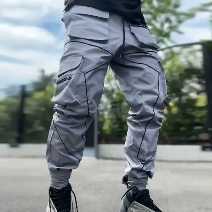 Get Ready to Shine: Reflective Cargo Pants