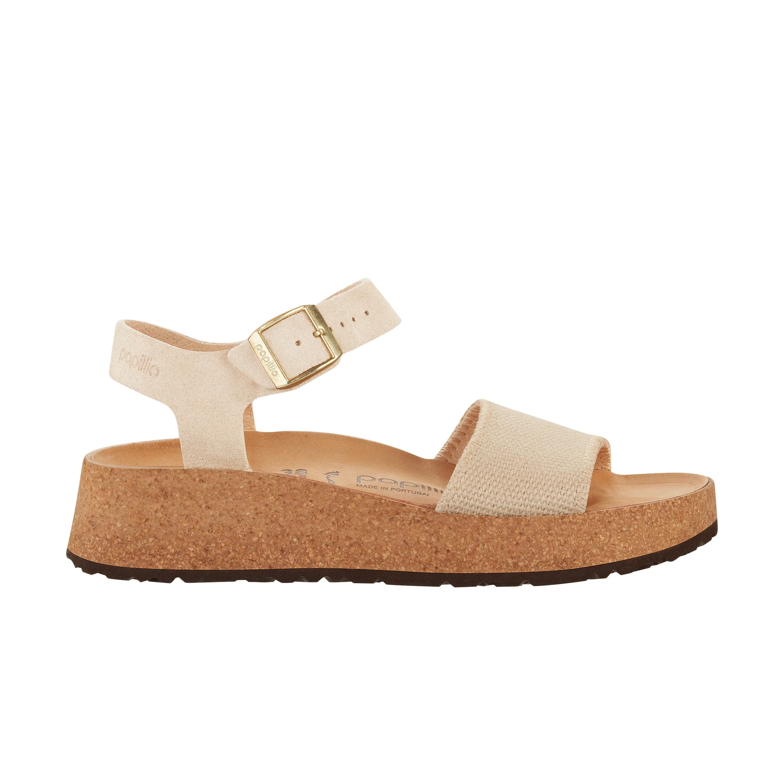 Glenda Sandcastle Canvas/Nubuck Leather