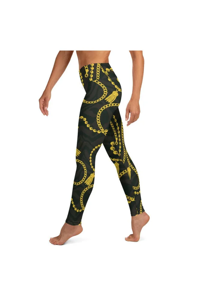 Gold Chain Yoga Leggings