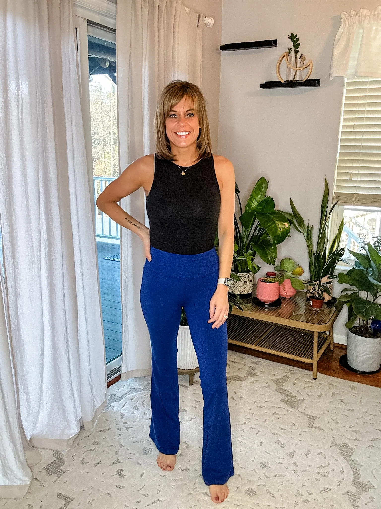 High Waist Yoga Flare Pants