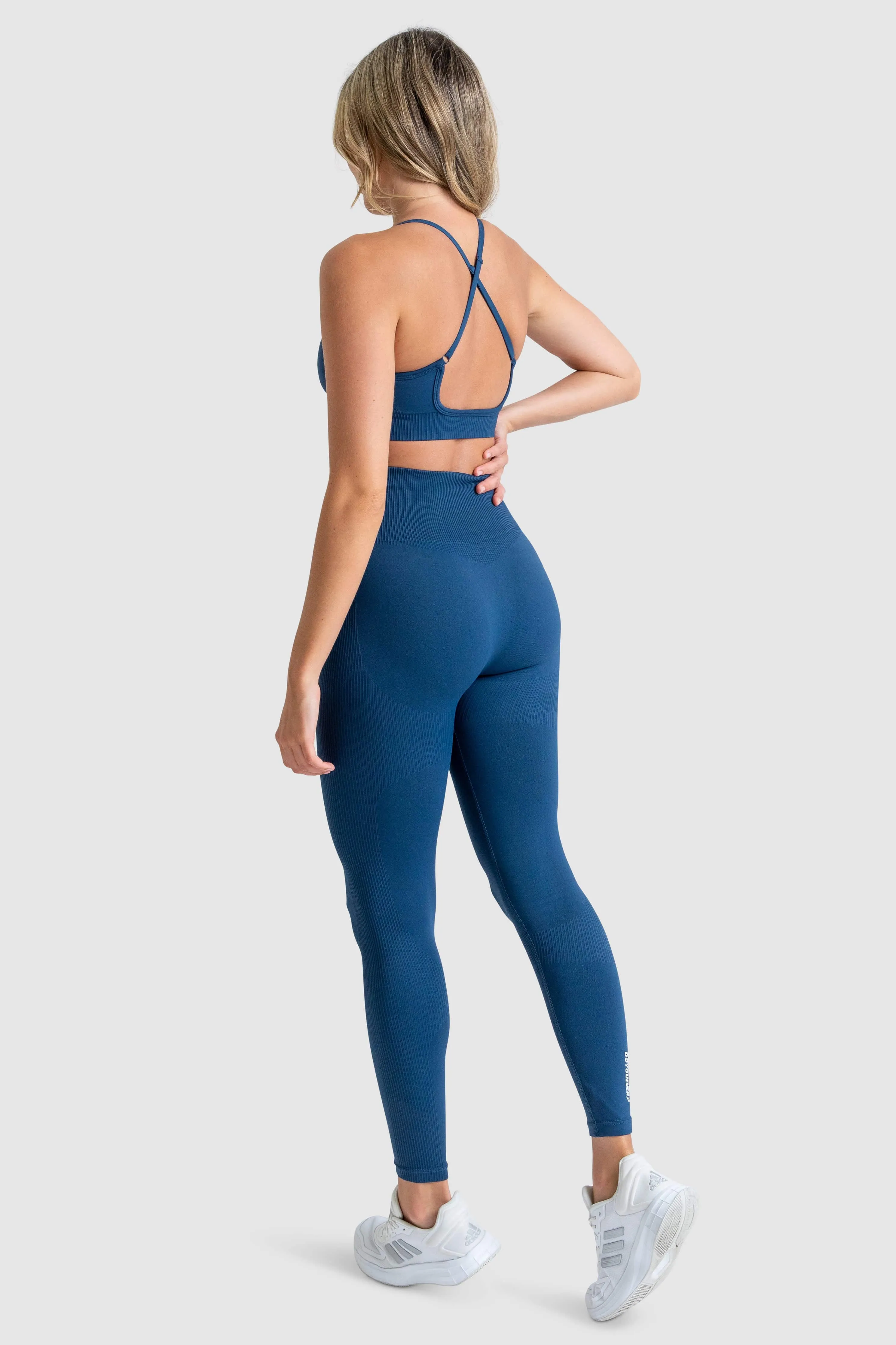 Impact Solid Leggings - Navy