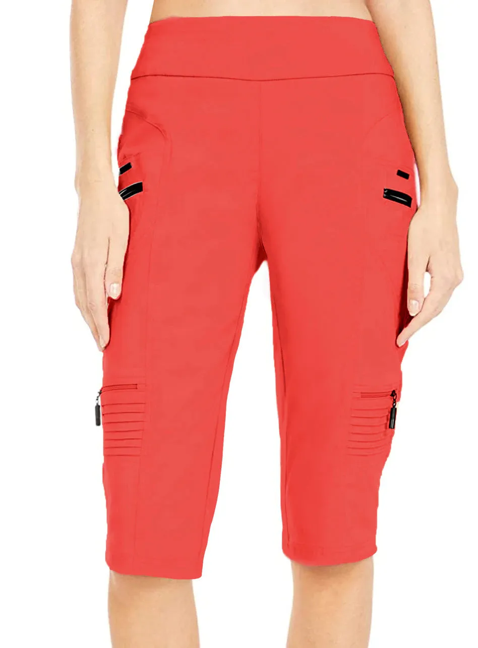 Jamie Sadock Skinnylicious Knee Capri Red Devil