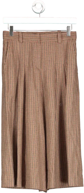 Massimo Dutti Brown Culottes UK 6