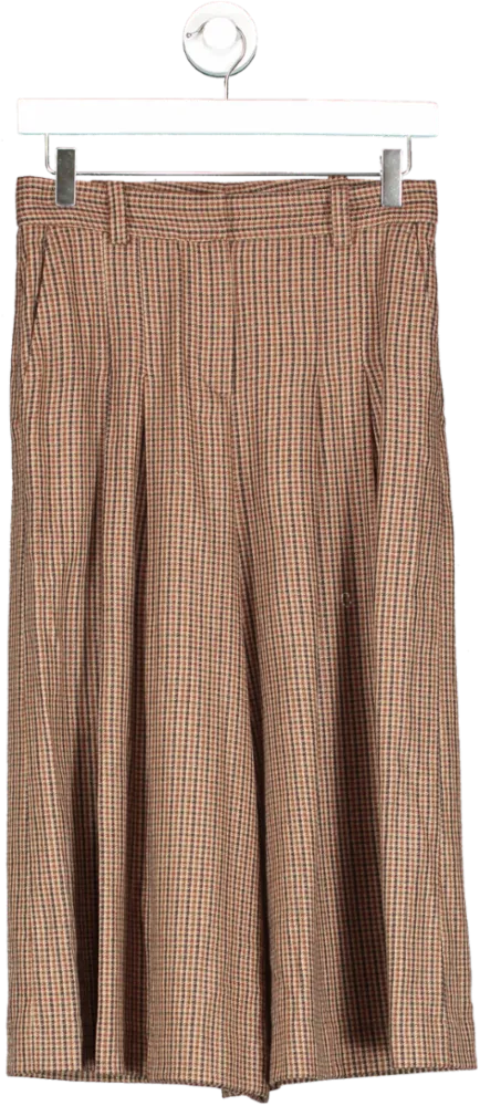 Massimo Dutti Brown Culottes UK 6