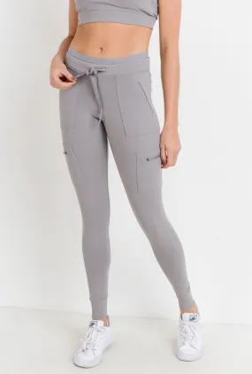 Mauve hybrid leggings