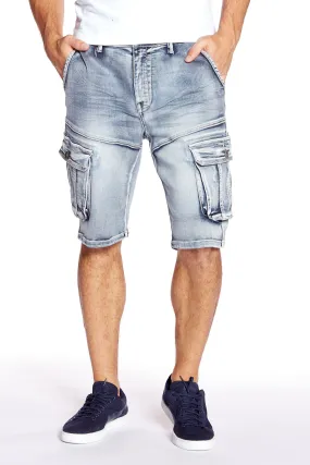 Men's Capri Shorts - Snow Wash