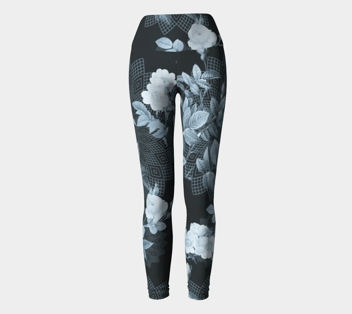 Midnight Floral Yoga Leggings