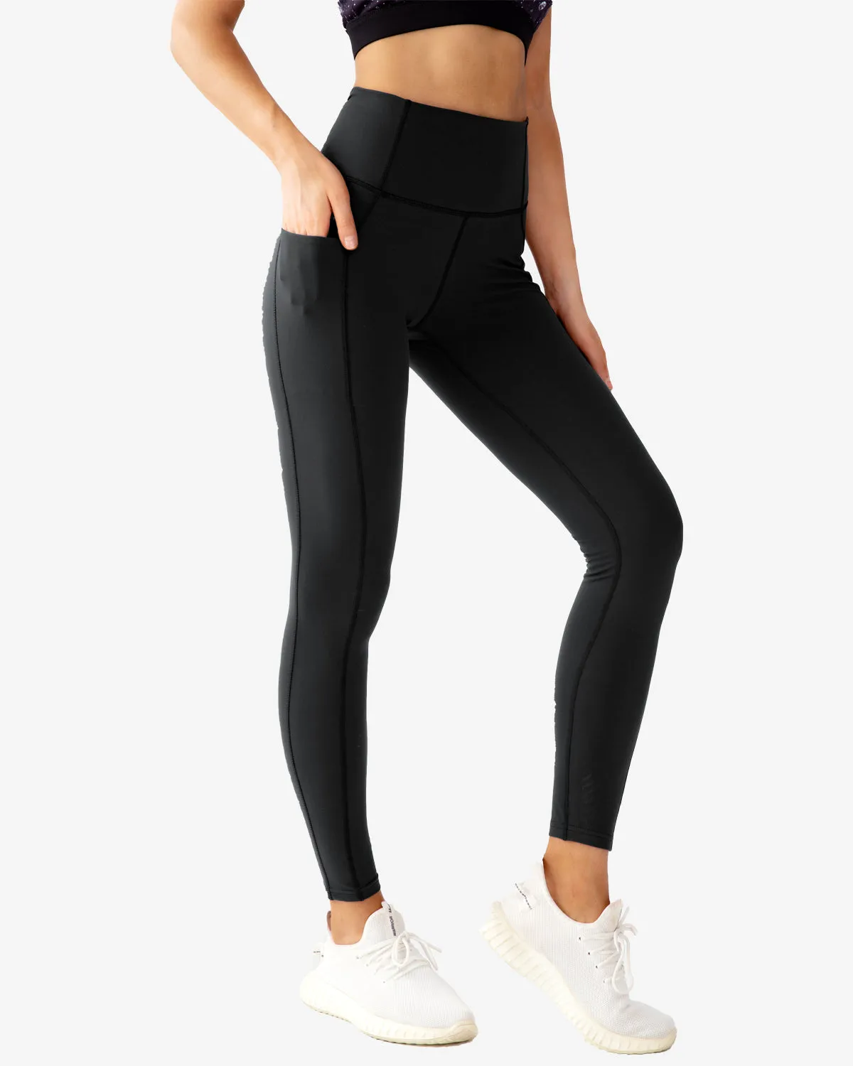 Monochrome Pockets Soft Leggings 201504