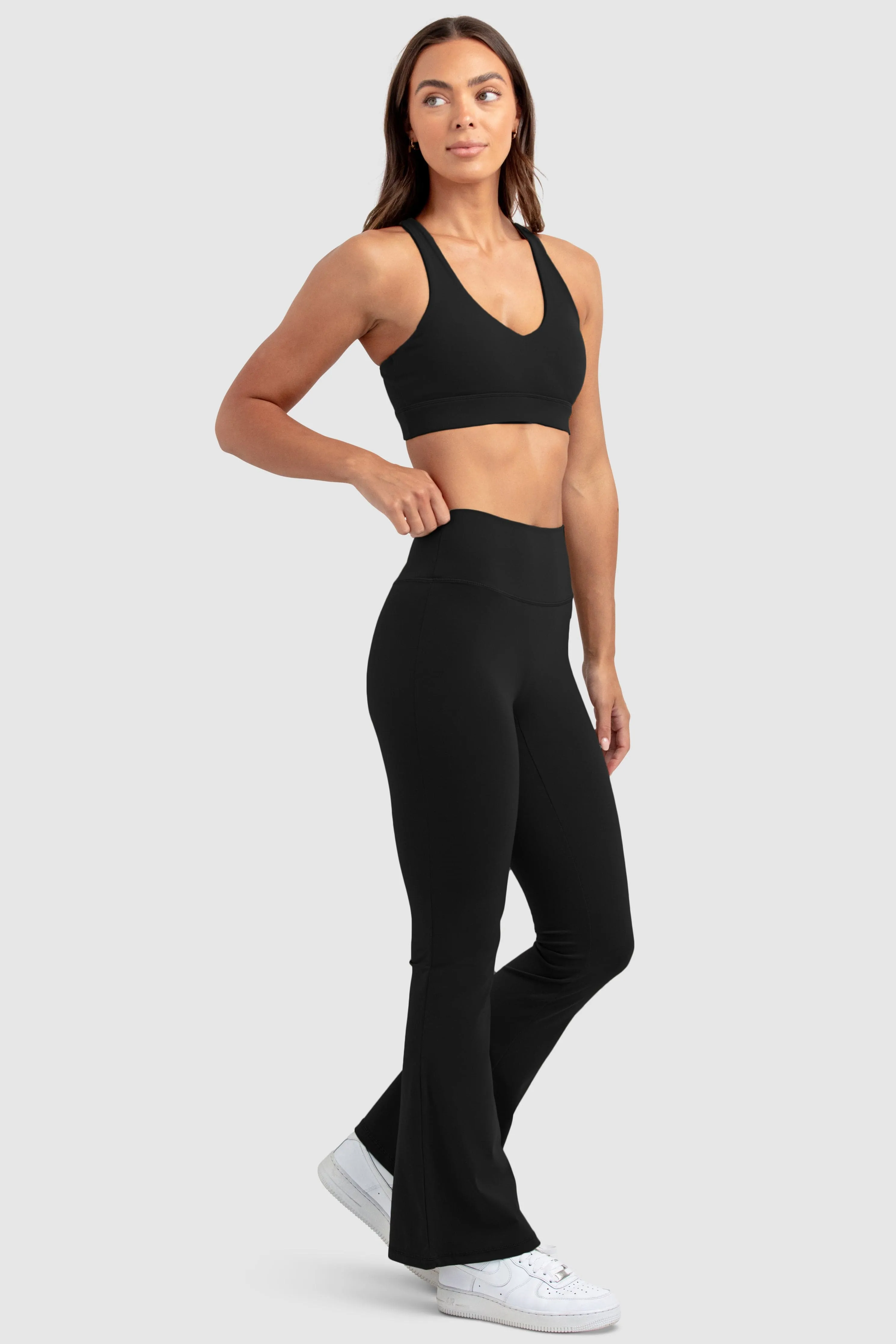 MotionSoft Flared Leggings - Black