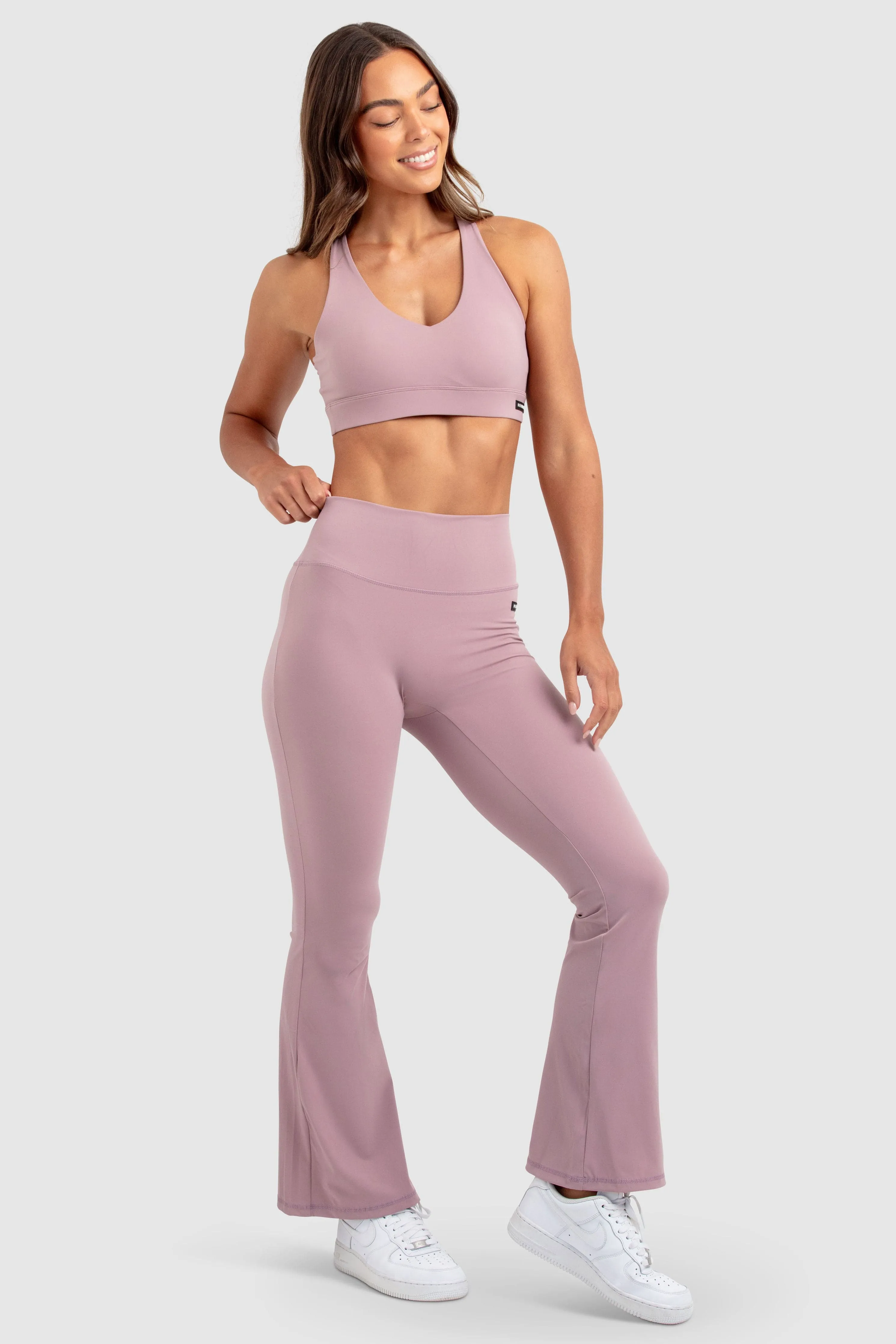 MotionSoft Flared Leggings - Soft Mauve