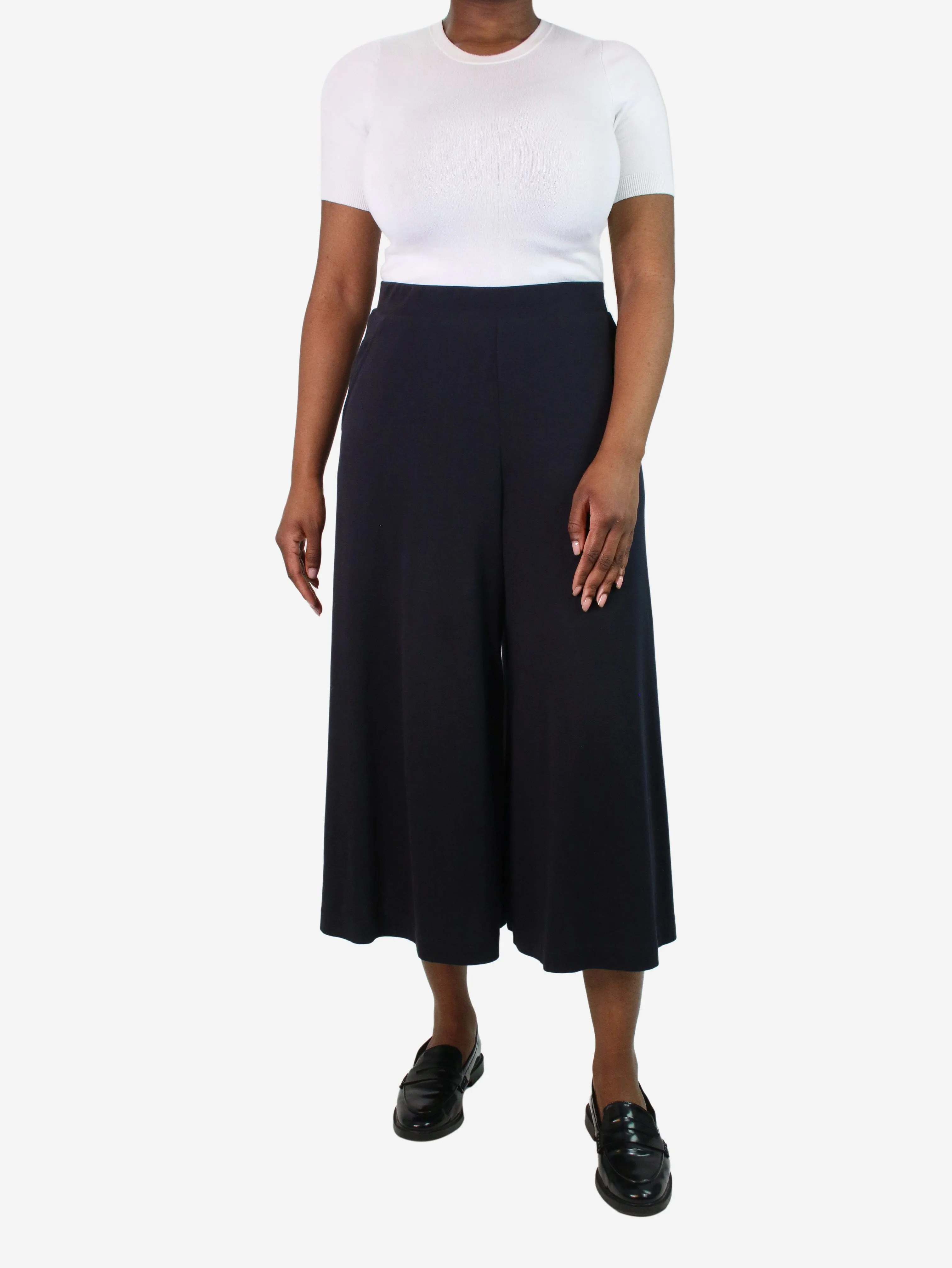 Navy culottes - size UK 14