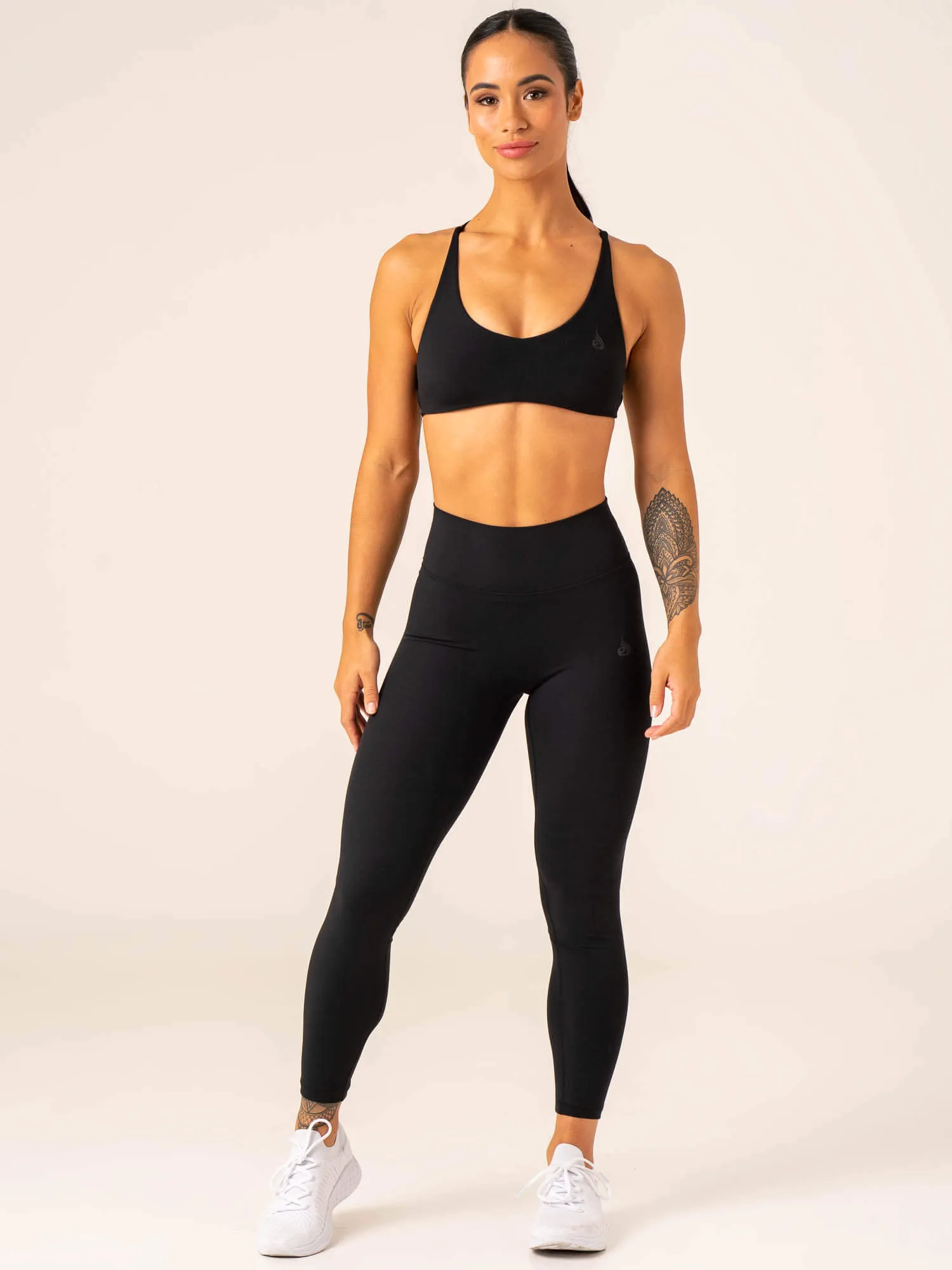 NKD High Waisted Scrunch Leggings - Black