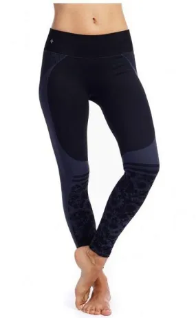 Nux Active Flower Legging Charcoal