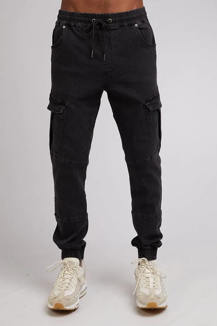 Oxide Cargo Pant - Washed Black