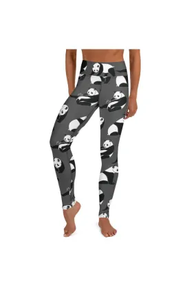 Panda Passion Yoga Leggings