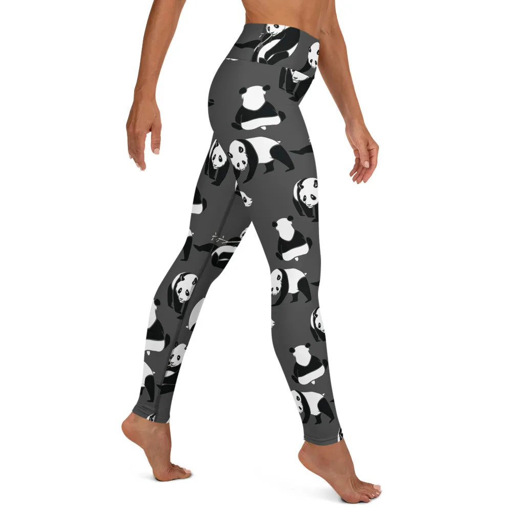 Panda Passion Yoga Leggings